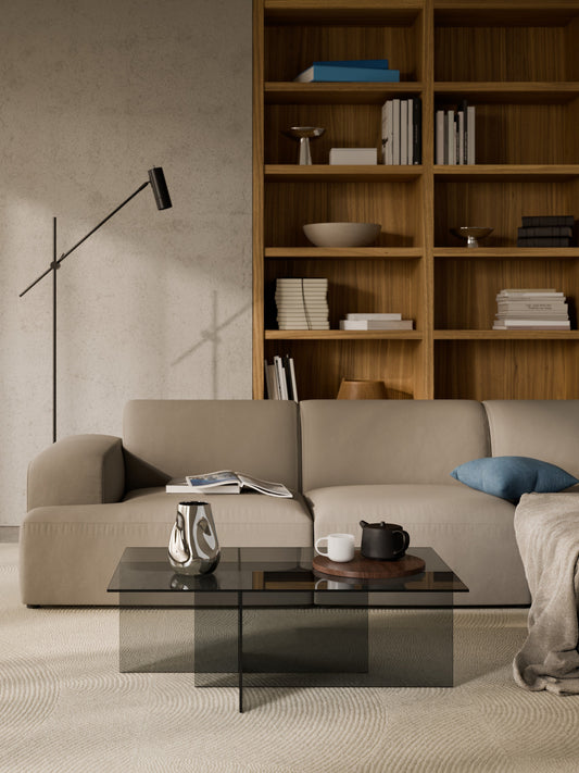 Anouk Coffee Table (W 102 cm) in Glass