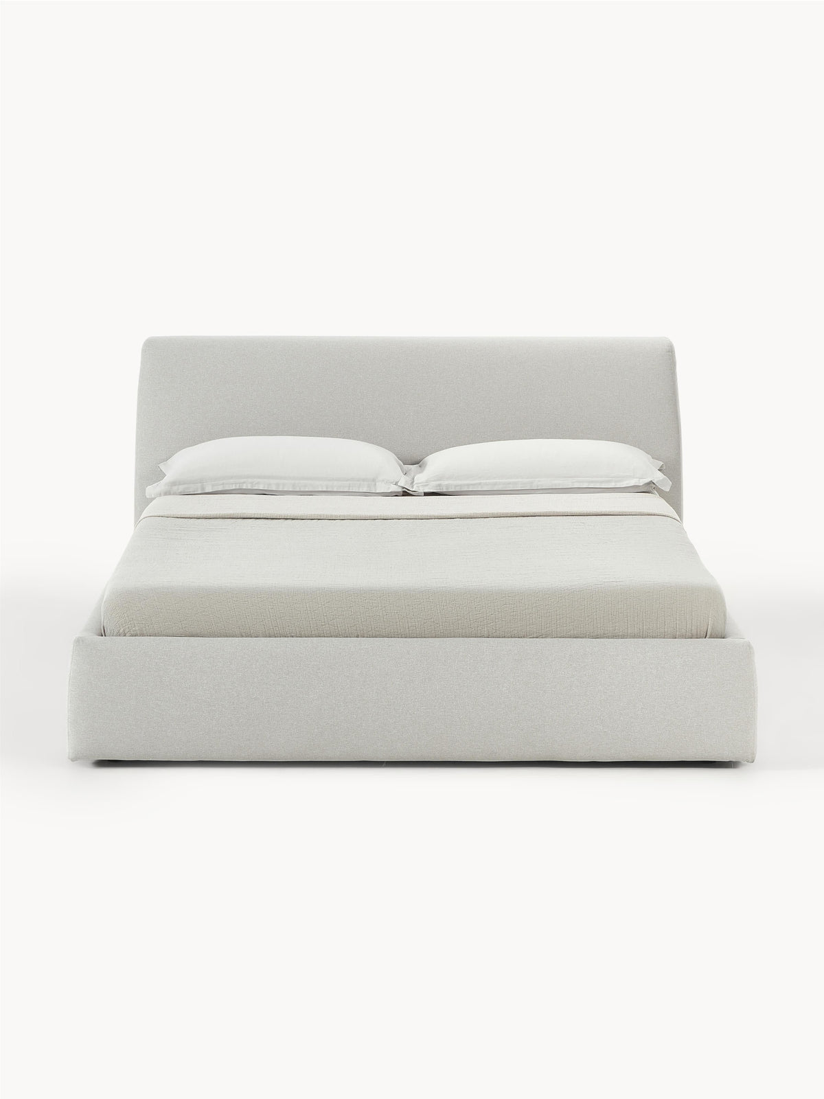 Cloud Bed Frame with Storage, Upholstered