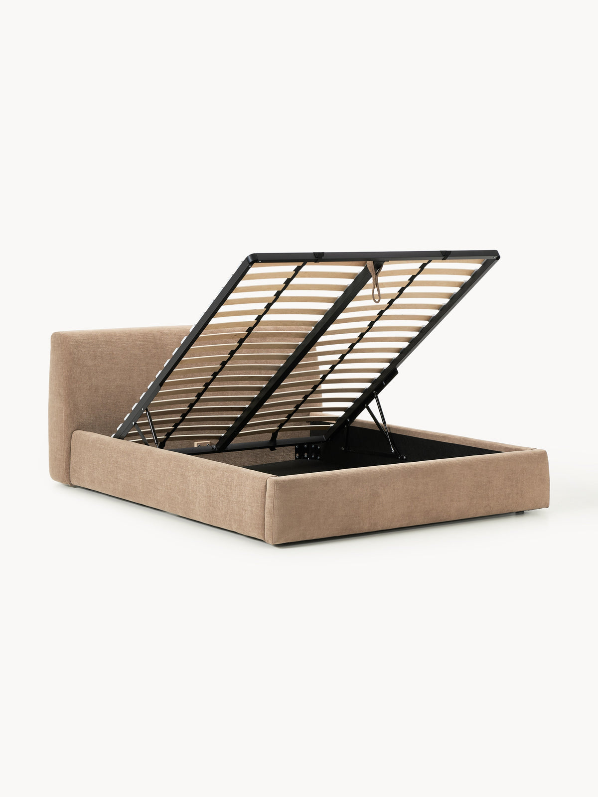 Cloud Bed Frame with Storage, Upholstered