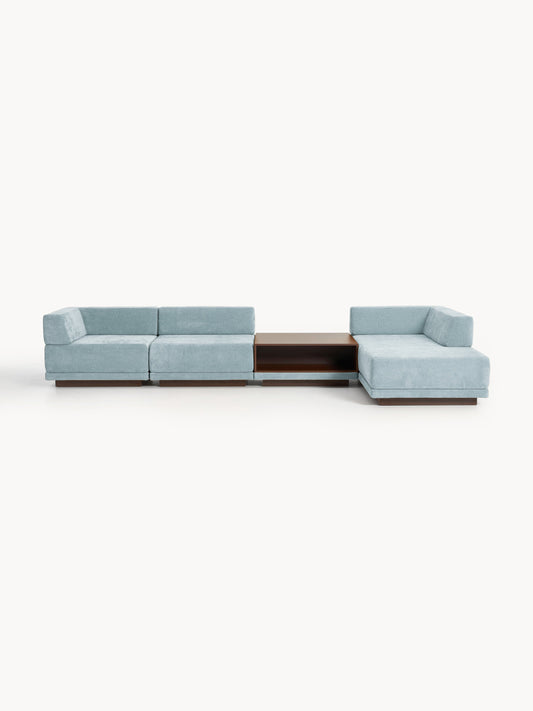 Colin Modular Corner Sofa, 4-Seater, with Coffee Table