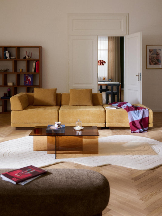 Colin Modular Settee with Ottoman (4-Seater)
