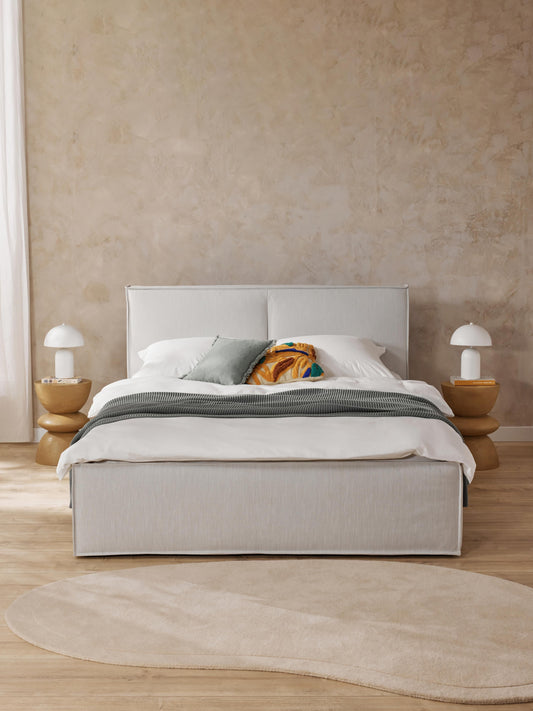 Dream Bed Frame with Storage, Upholstered