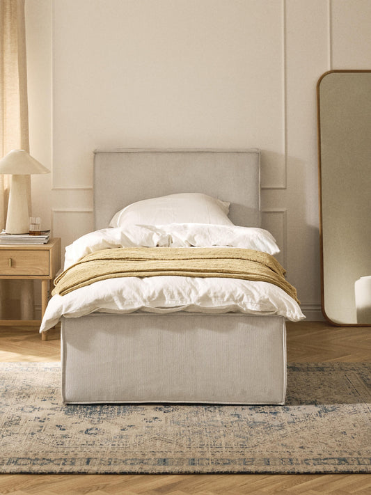 Dream Single Bed Frame, Corduroy