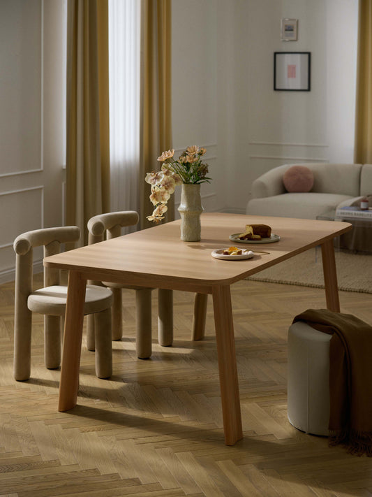 Ember Dining Table with Extension, Available in Various Sizes