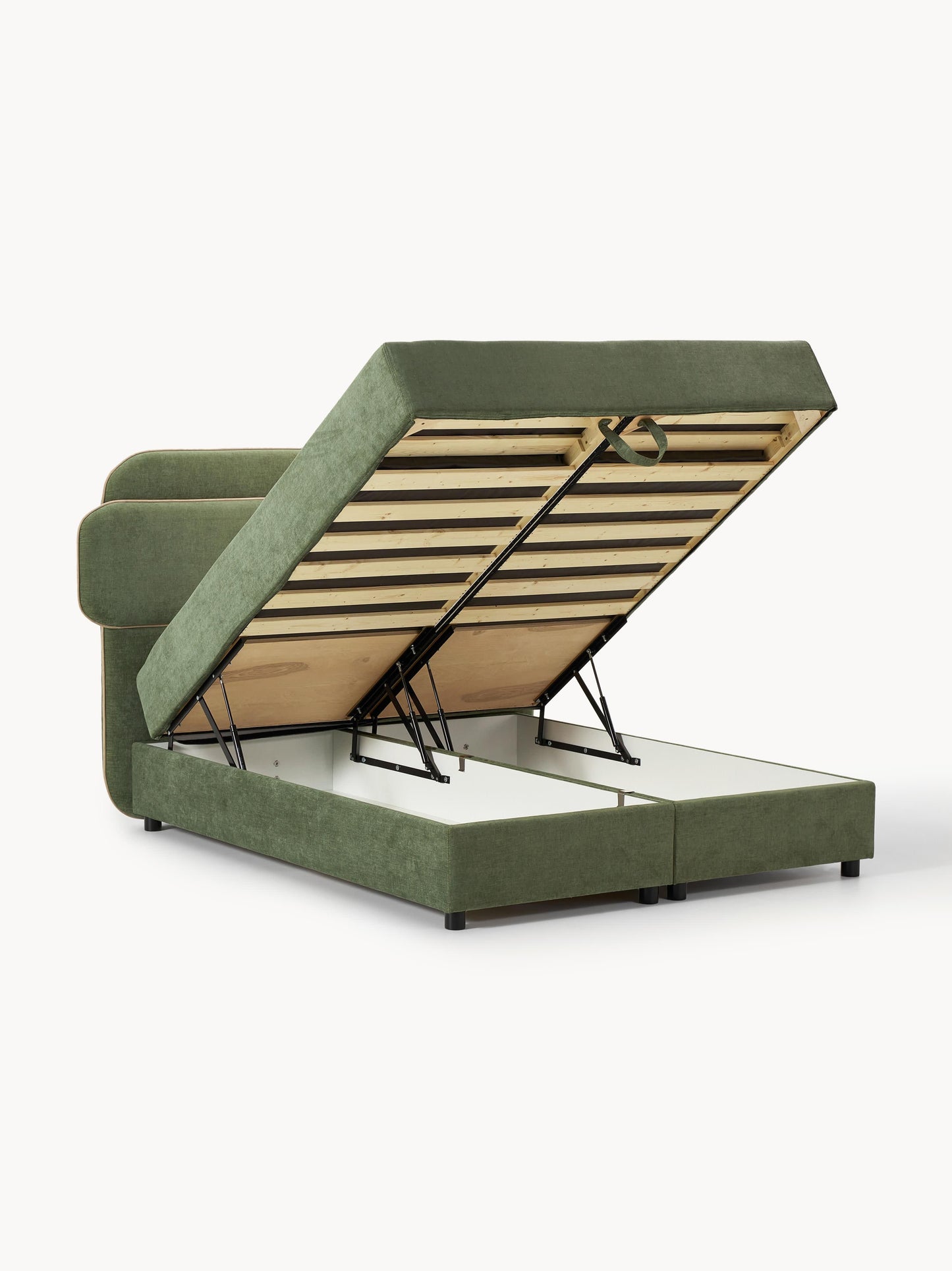 Enrica Box Spring Storage Bed Frame