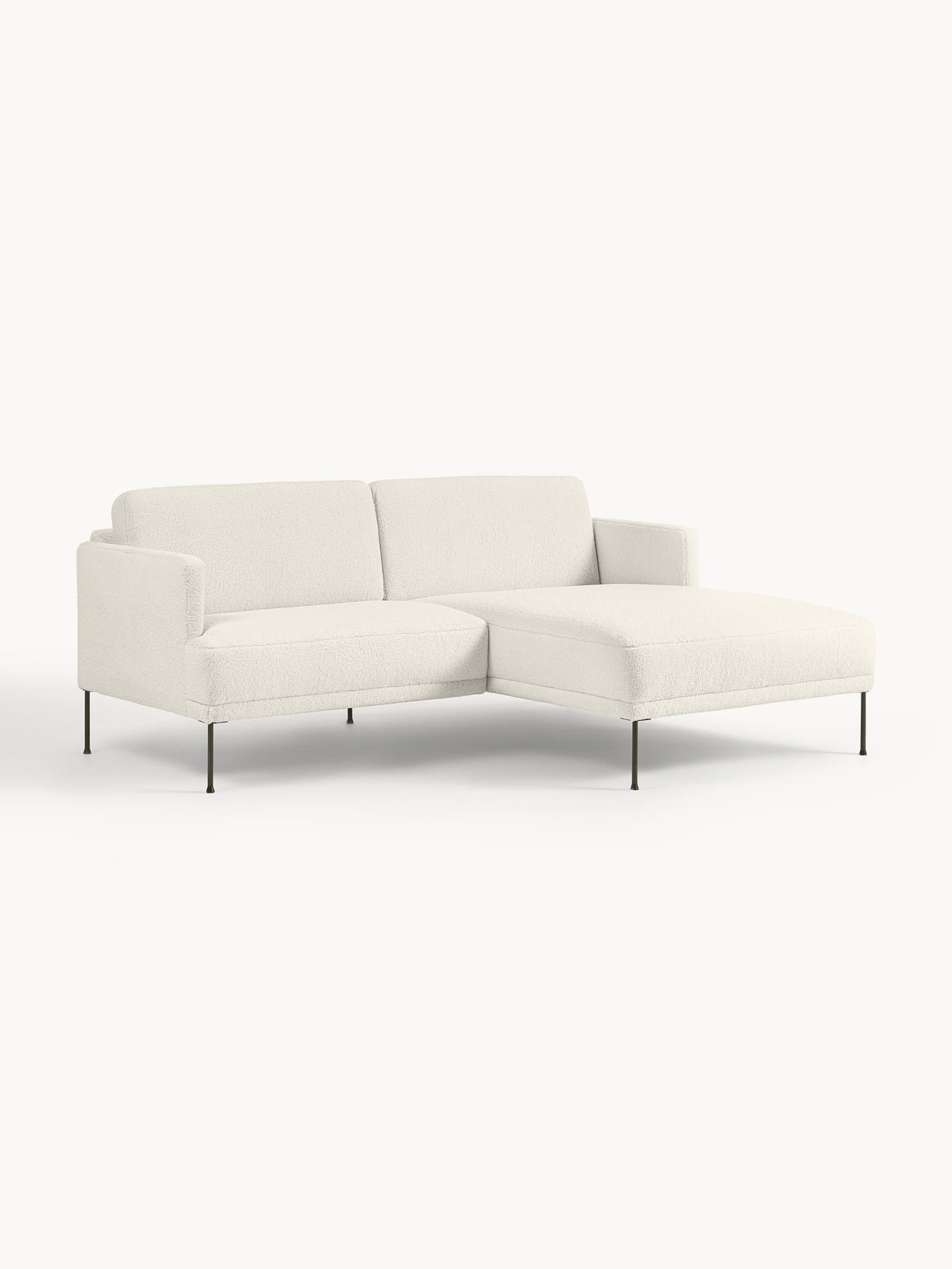 Fluente Small Corner Sofa (Teddy Fabric)