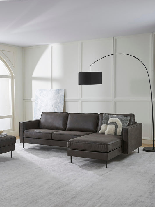 Hunter Leather Corner Settee (3-Seater)