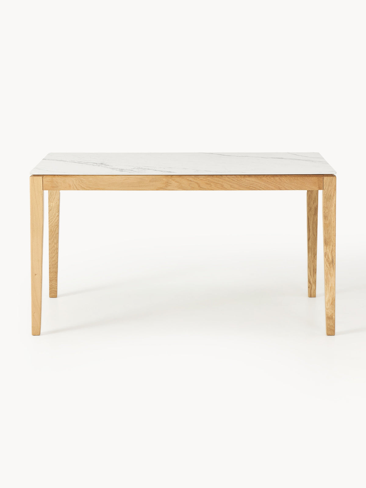 Jackson Dining Table, Marble-Look Tabletop, Available in Various Sizes