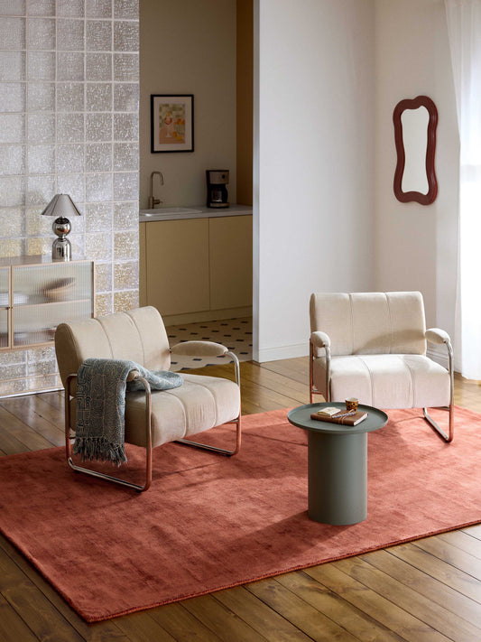 Jane Rug in Viscose, Hand-Woven