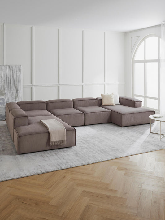 Lennon Corduroy Ottoman Corner Unit