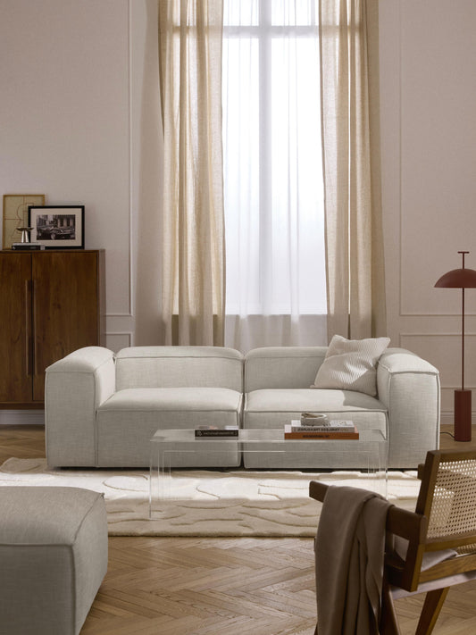 Lennon Corner Section in Linen Blend
