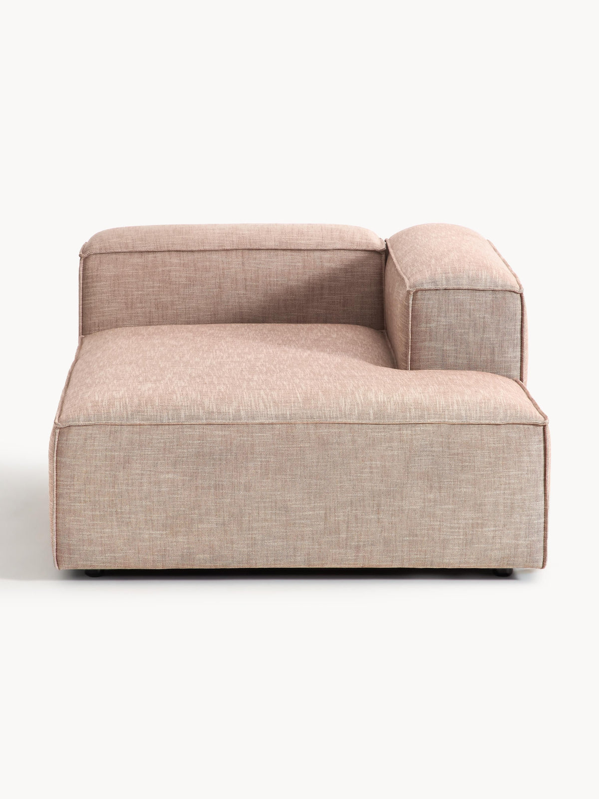 Lennon Linen Blend Ottoman Corner Unit