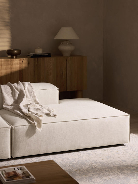Lennon Linen Blend Ottoman Section