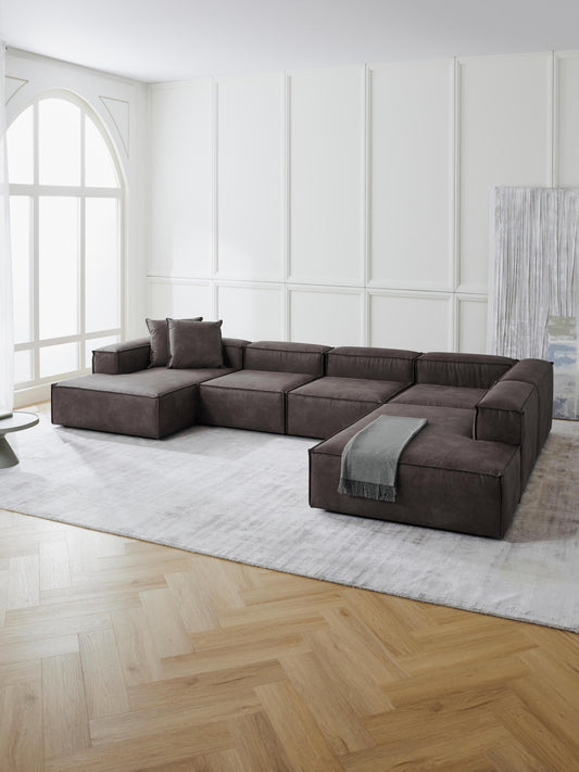 Lennon Modular XL Sofa, Leather