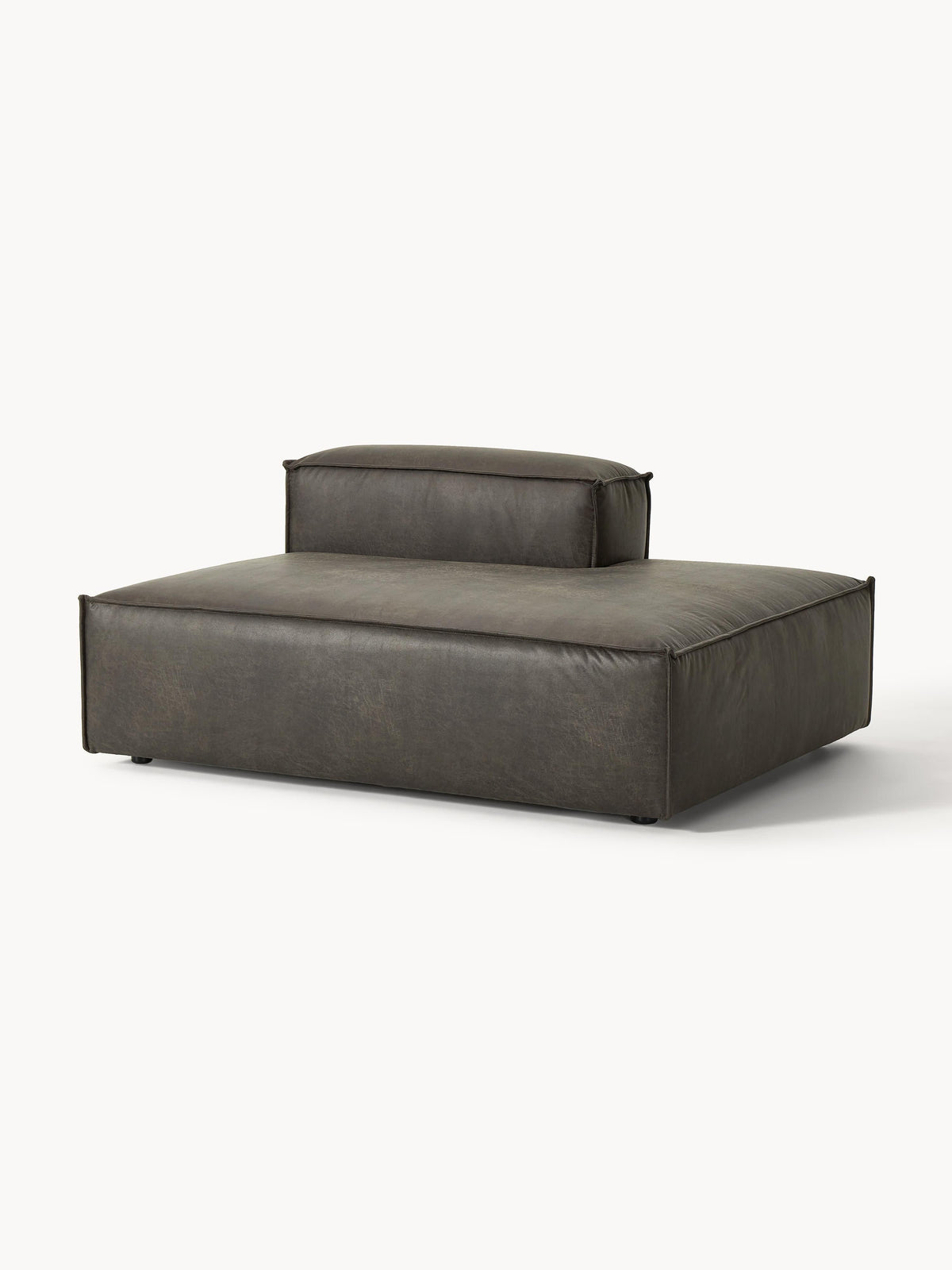 Lennon Ottoman Section, Leather