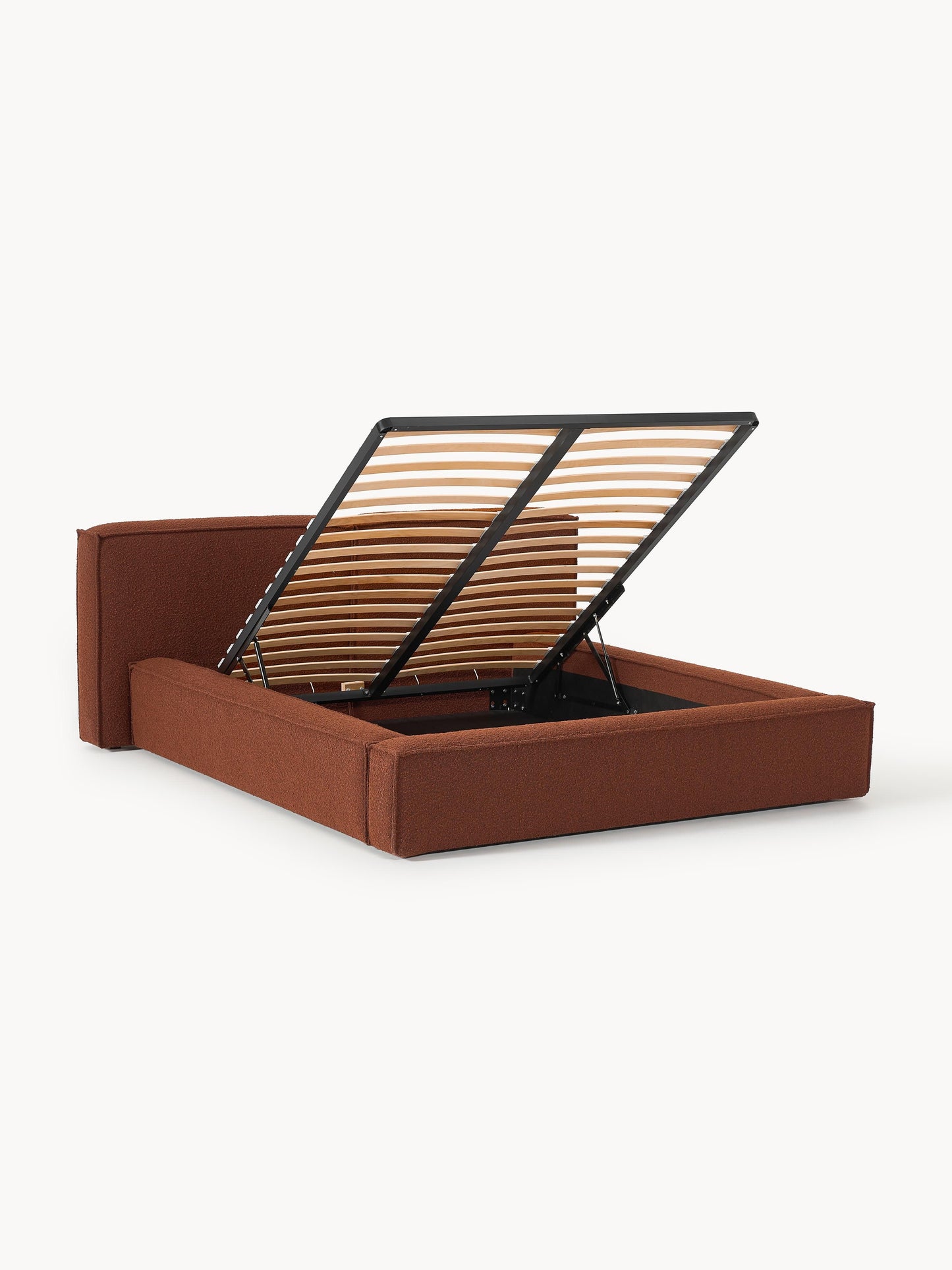 Lennon Storage Bed in Bouclé, Upholstered