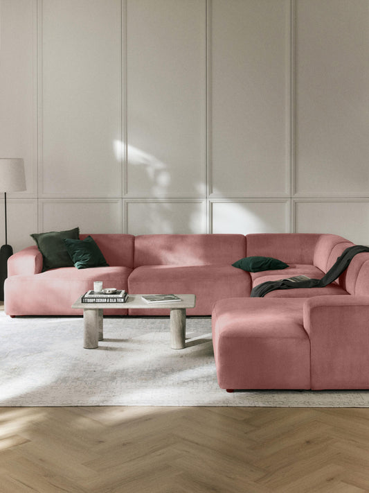 Melva XL Corduroy Corner Settee
