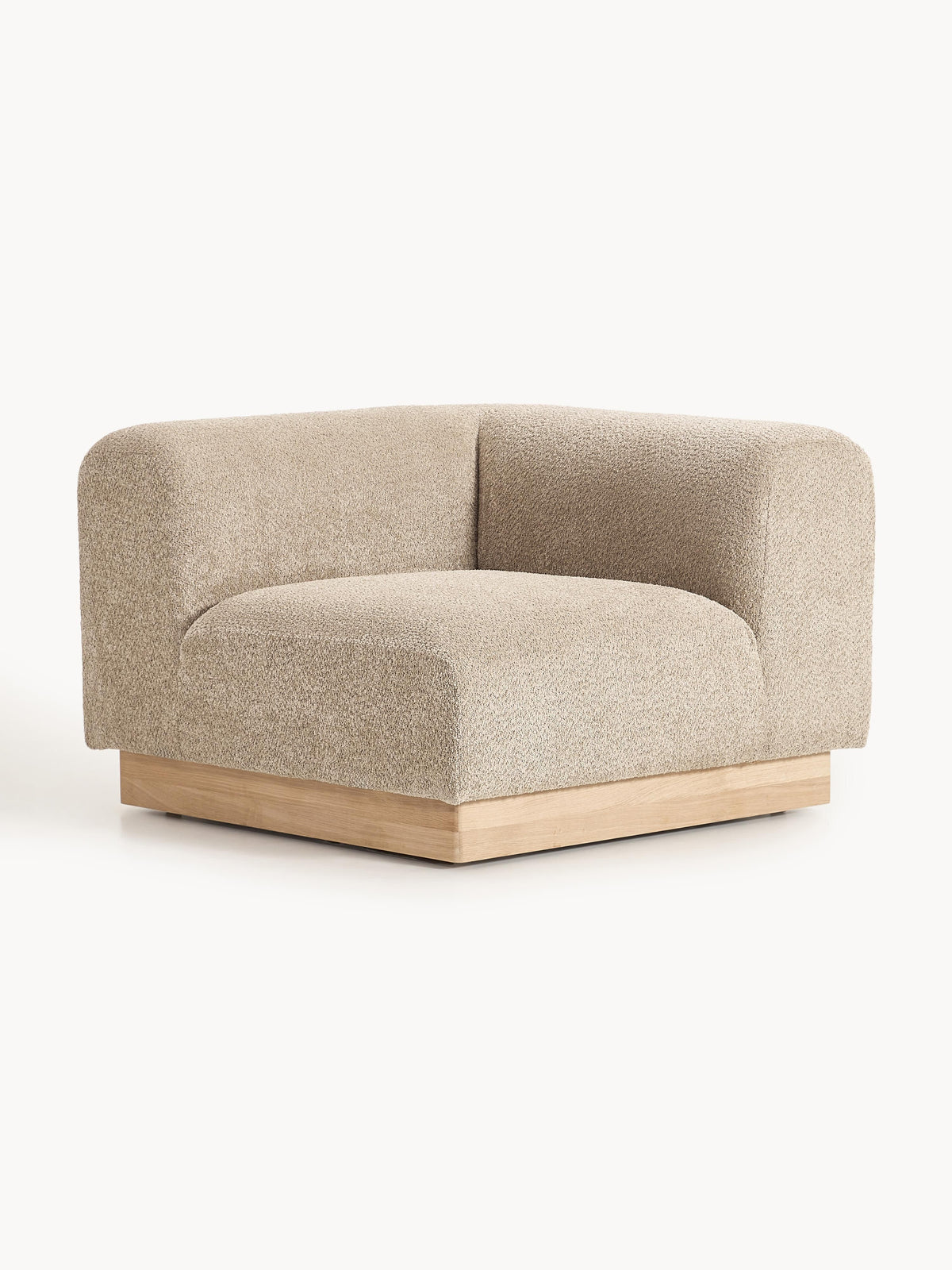 Natalie Teddy Bouclé Corner Unit