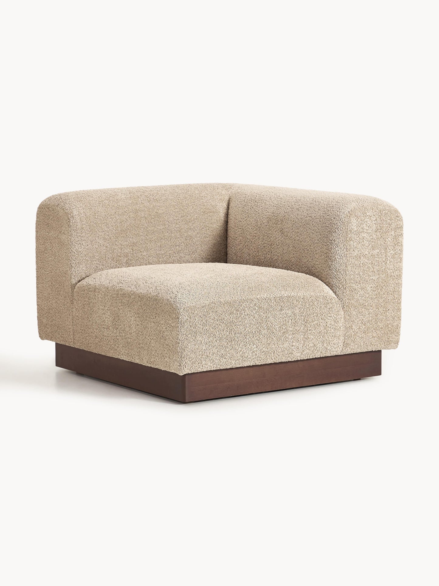 Natalie Teddy Bouclé Corner Unit
