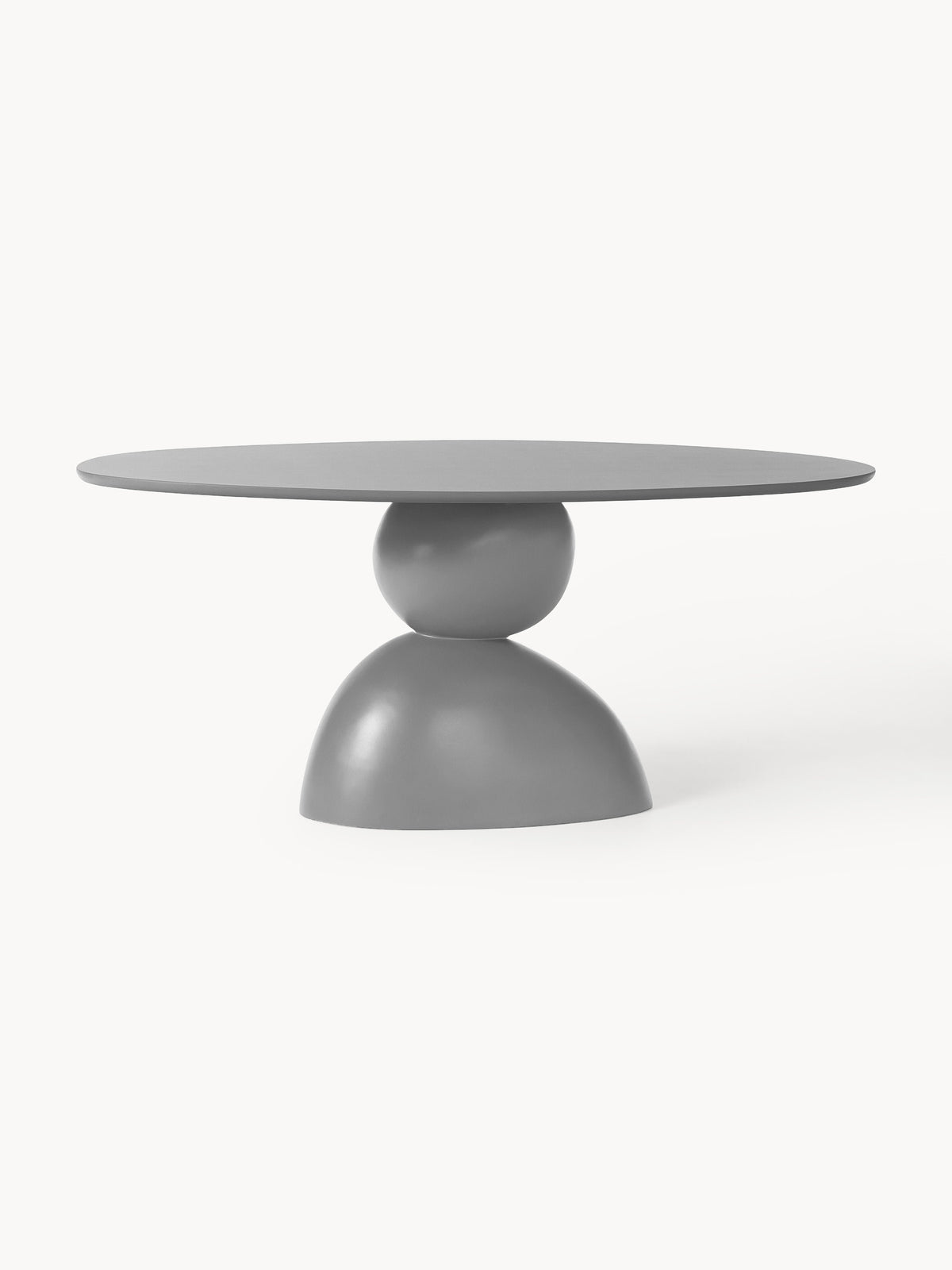 Sahrain Dining Table with Organic Design, Oval Shape, 180 x 90 cm