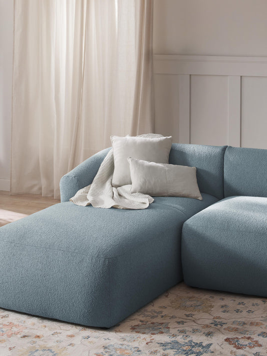 Sofia Chaise Corner Module, Bouclé