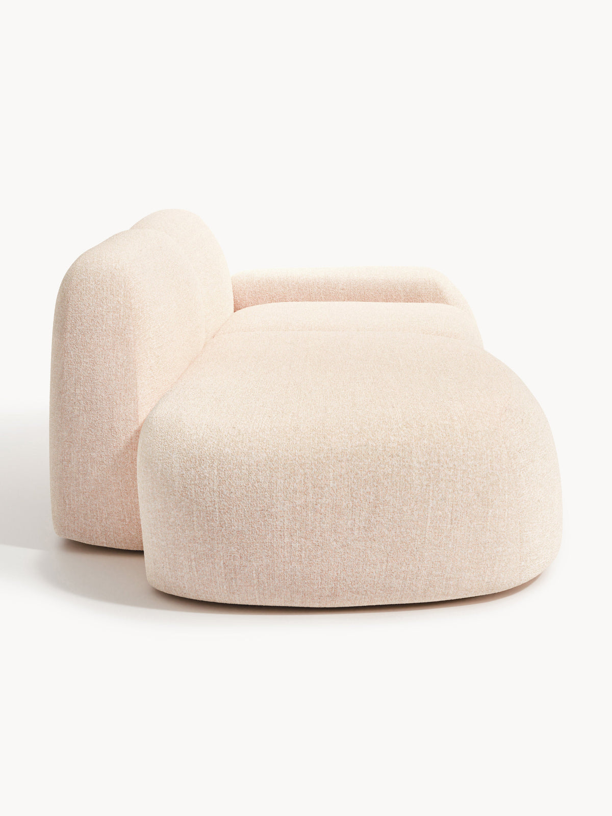 Wolke 3-Seater Bouclé Chaise, Modular