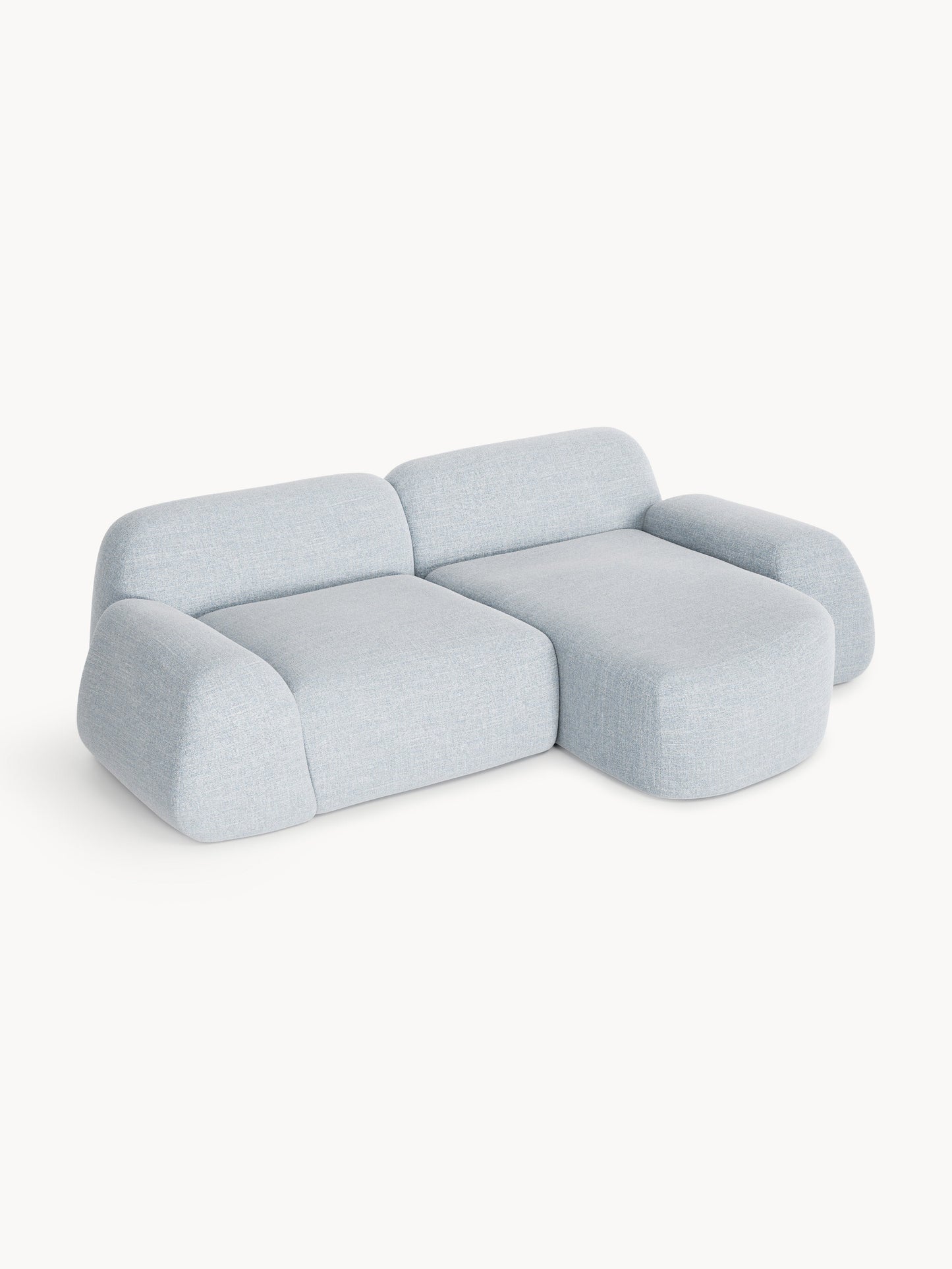 Wolke Modular Corner Sofa with Bouclé Cover (3-Seater)