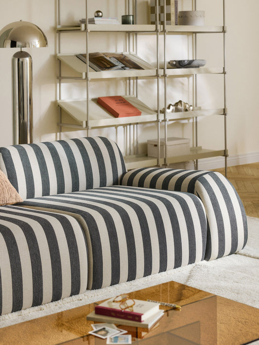 Wolke Striped Corner Piece