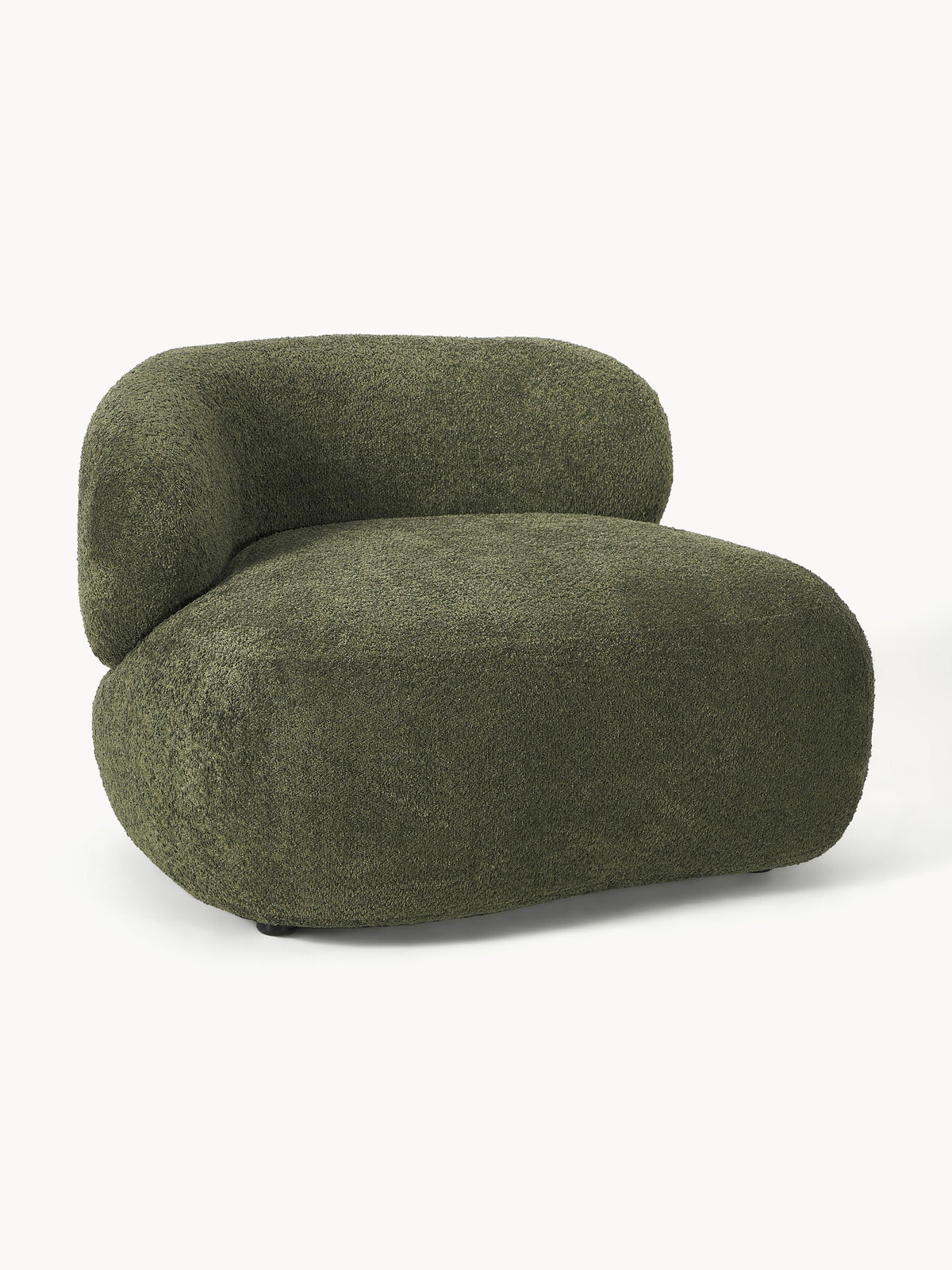 Alba Lounge Armchair, Teddy Bouclé