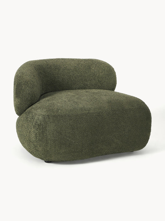 Alba Lounge Armchair, Teddy Bouclé