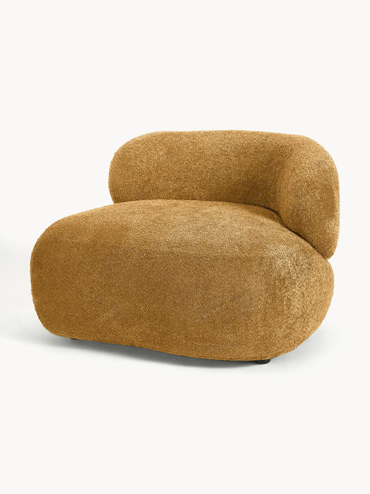Alba Lounge Armchair, Teddy Bouclé