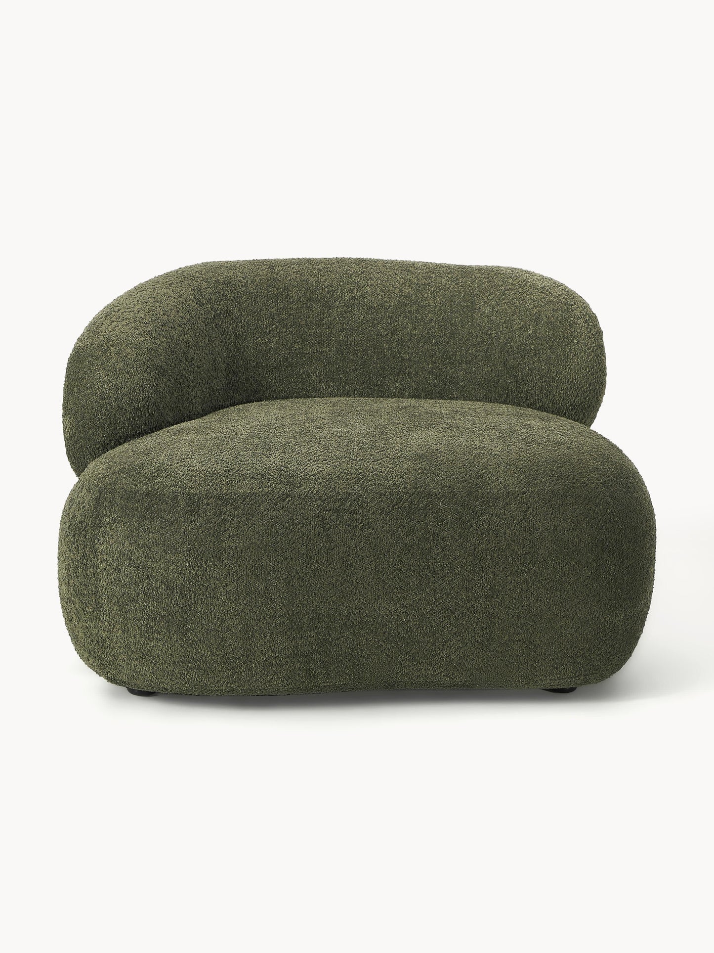 Alba Lounge Armchair, Teddy Bouclé