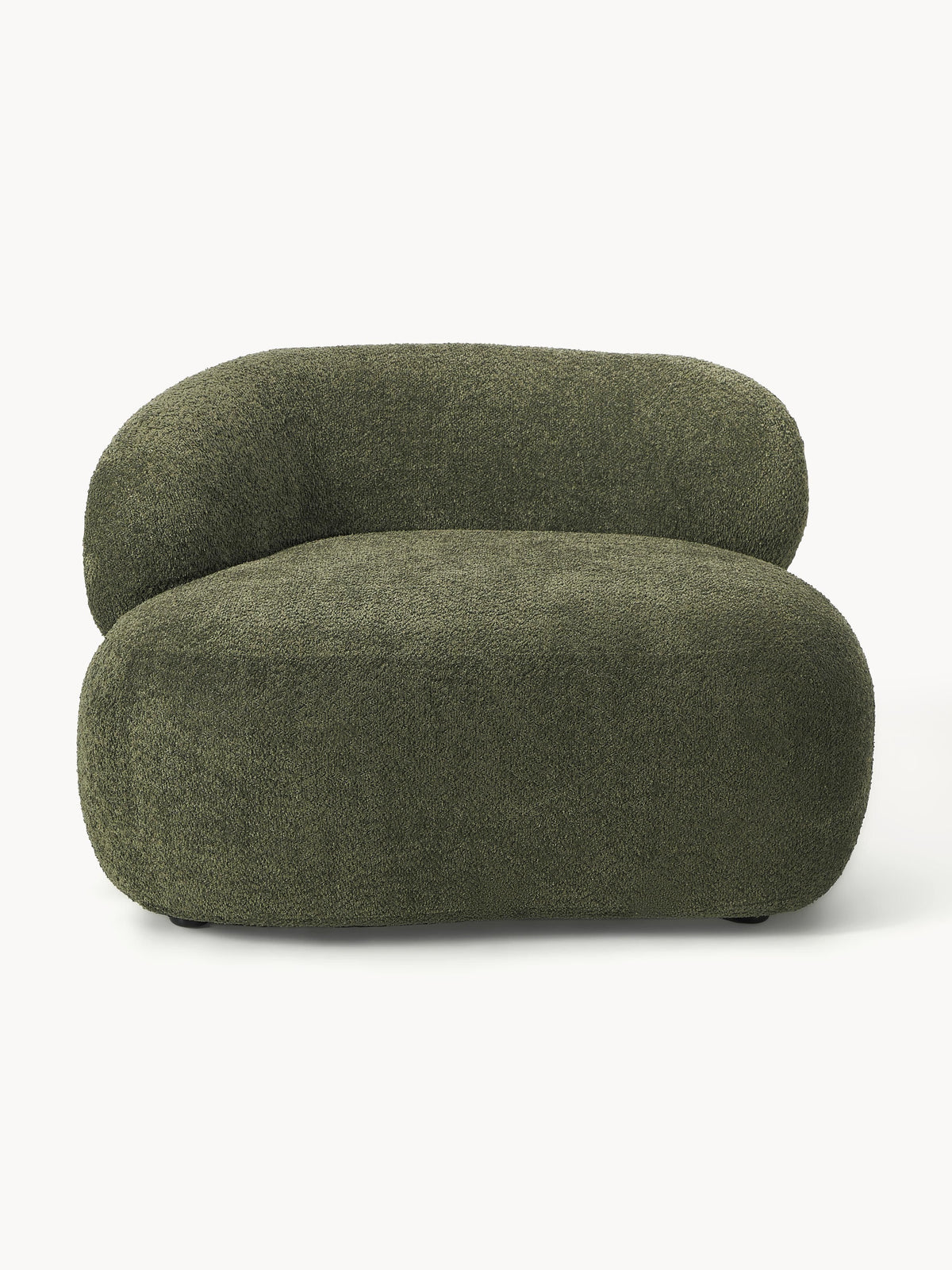 Alba Lounge Armchair, Teddy Bouclé