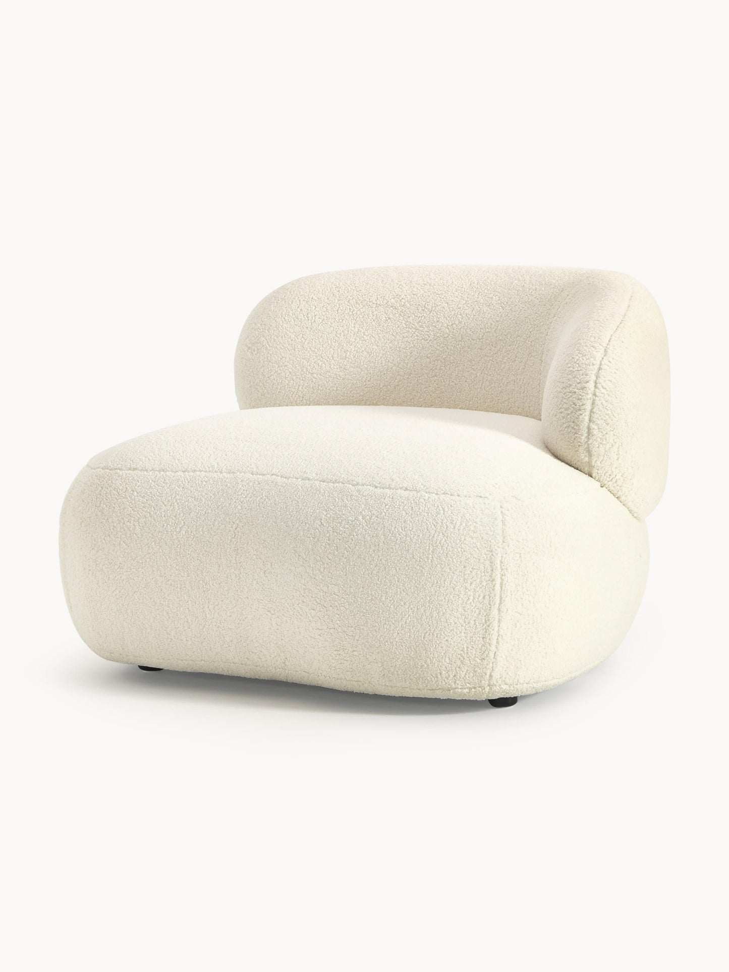 Alba Lounge Armchair, Teddy Fur
