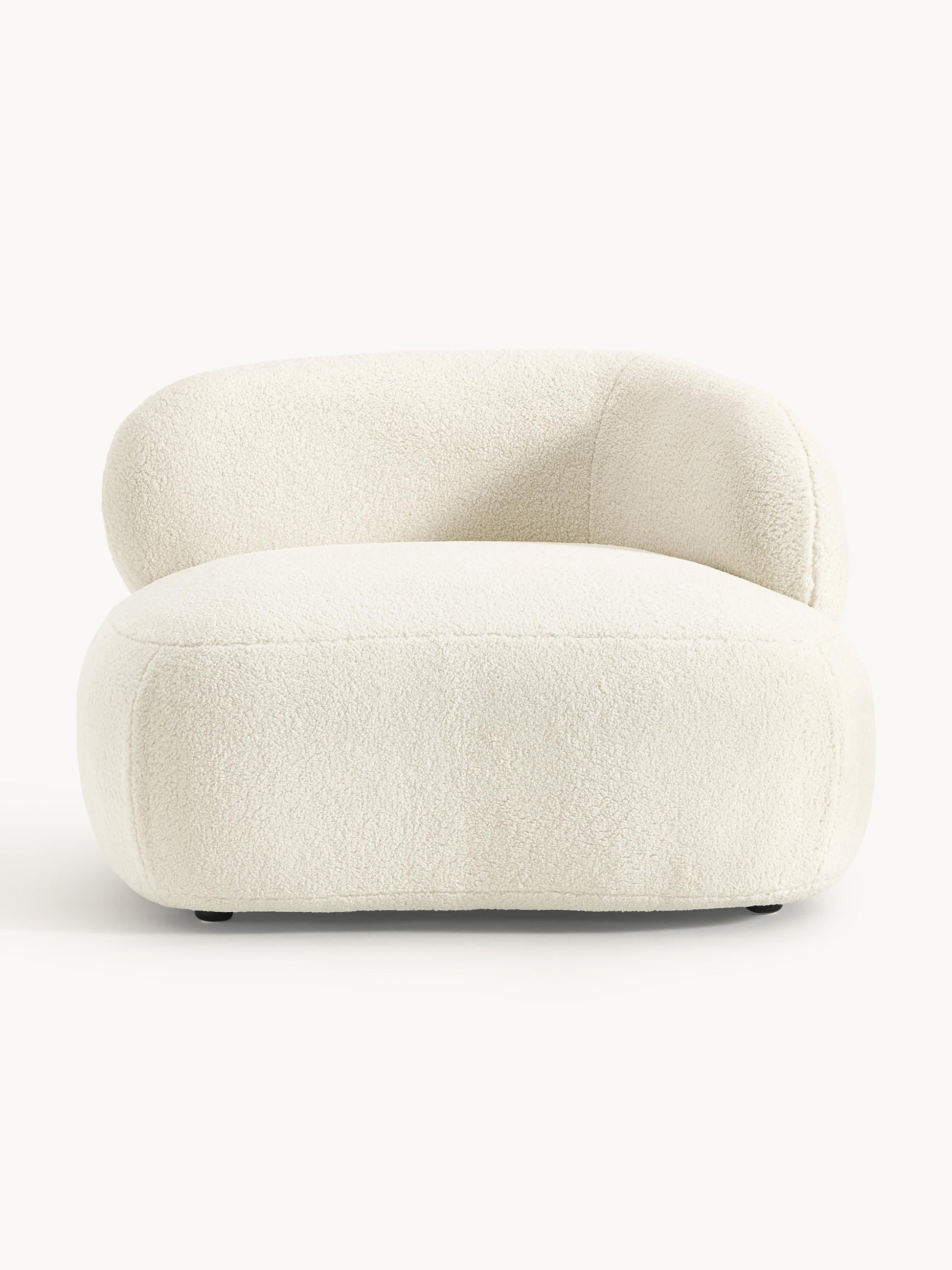 Alba Lounge Armchair, Teddy Fur