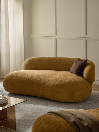 Alba Teddy Bouclé Settee (2-Seater)