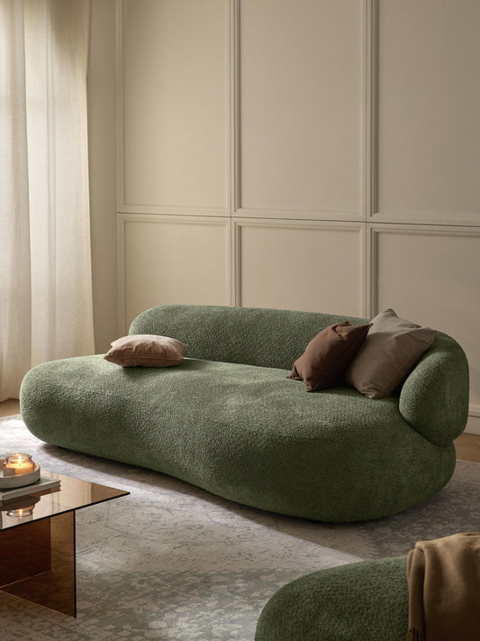 Alba Teddy Bouclé Settee (3-Seater)