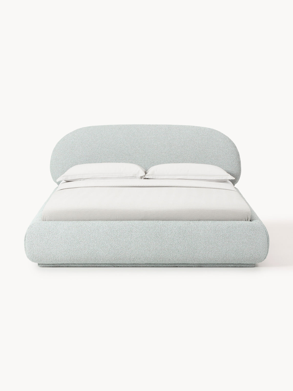 Alba Upholstered Bed with Bouclé Cover
