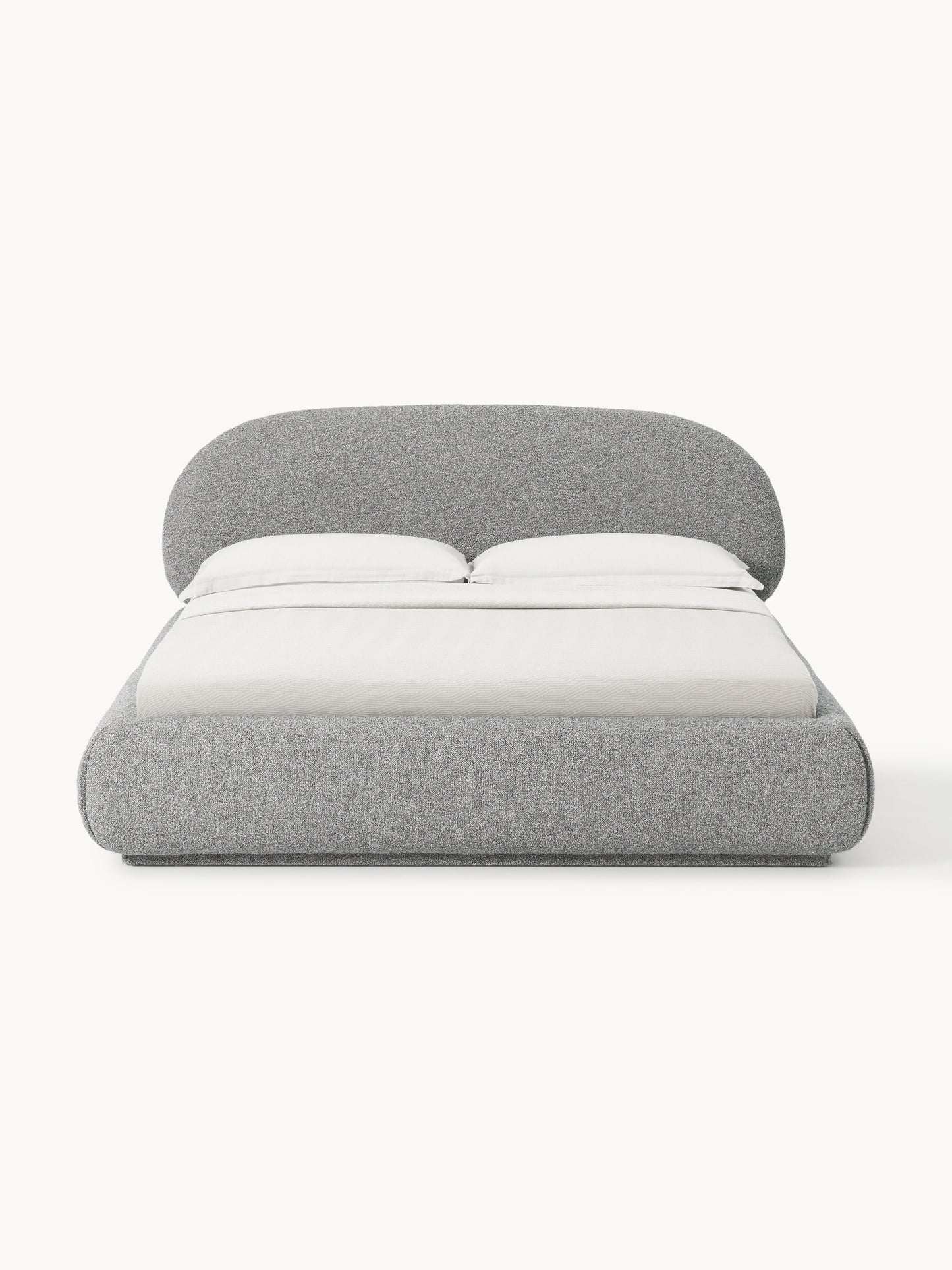 Alba Upholstered Bed with Bouclé Cover