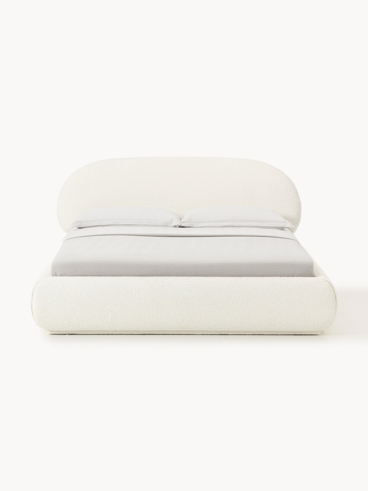 Alba Upholstered Bed with Bouclé Cover