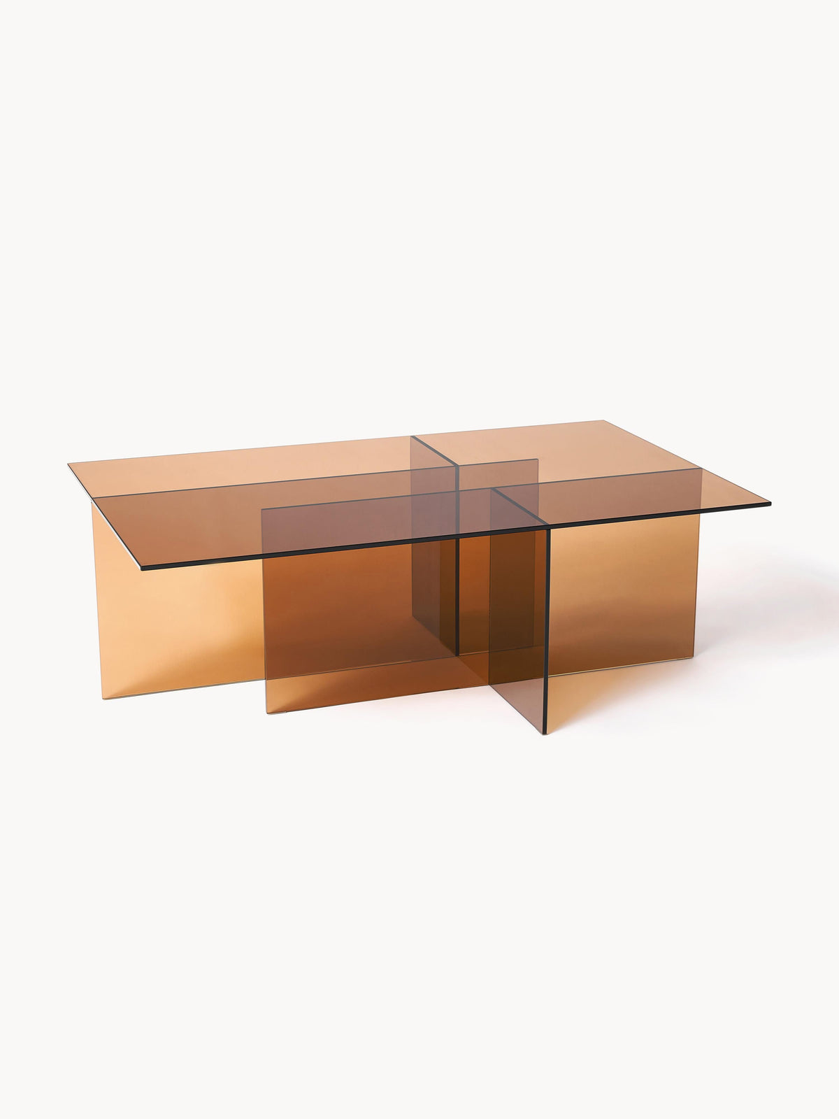 Anouk Coffee Table (W 102 cm) in Glass