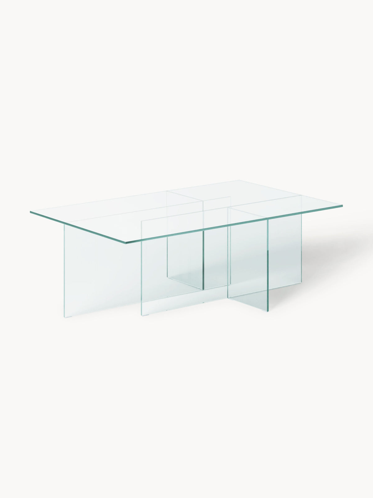 Anouk Coffee Table (W 102 cm) in Glass