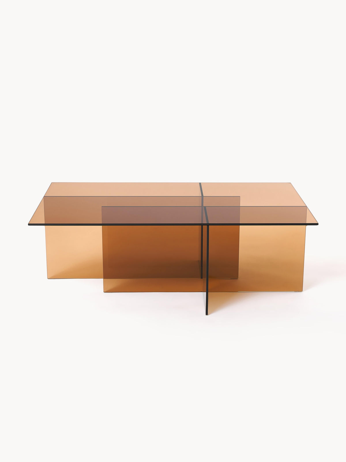 Anouk Coffee Table (W 102 cm) in Glass