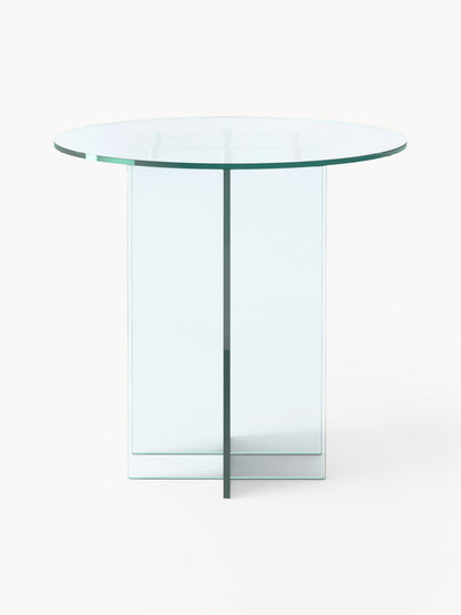 Anouk Round Glass Dining Table, Available in Various Sizes