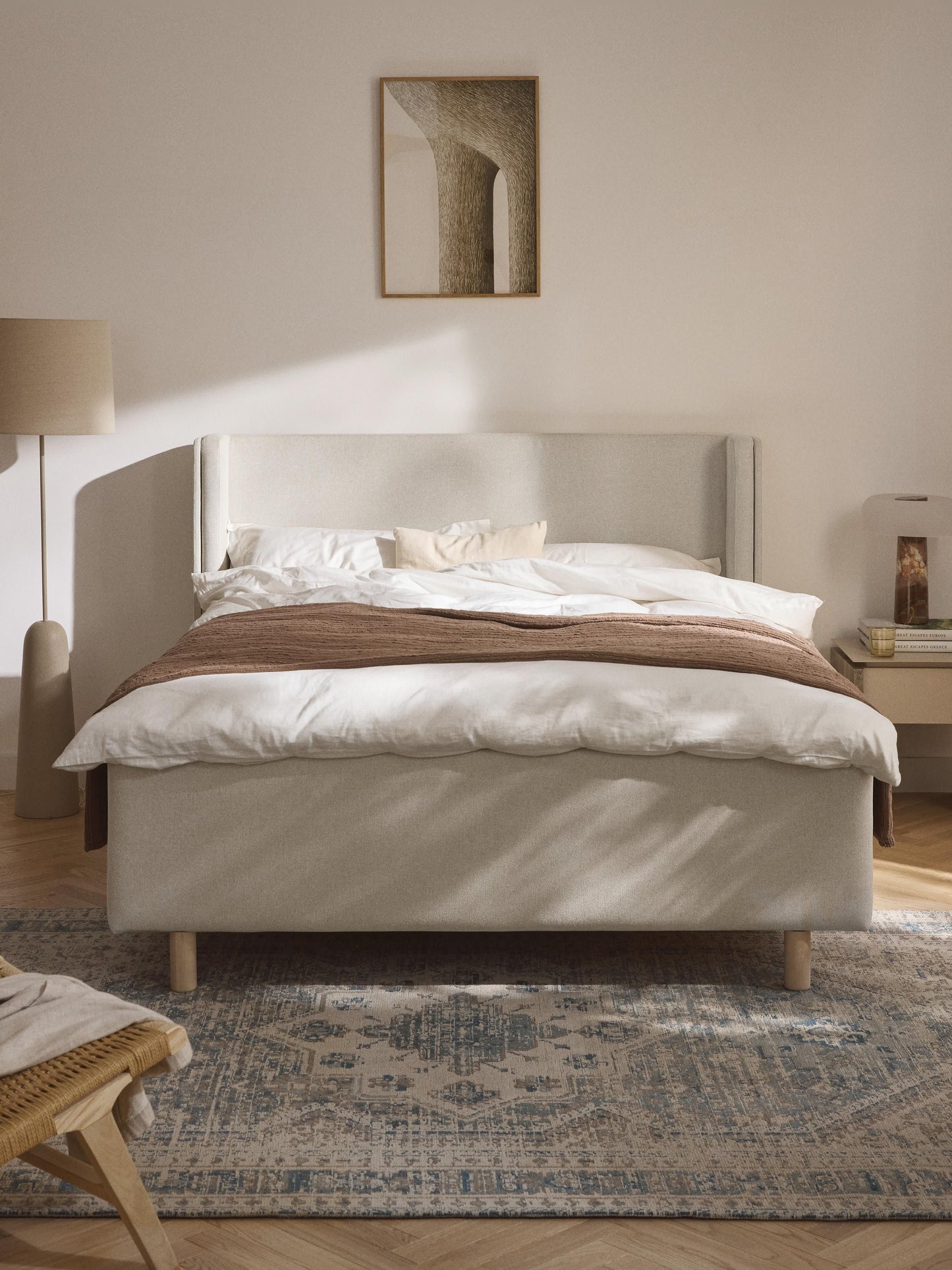 Arche Drawer Bed with Upholstery