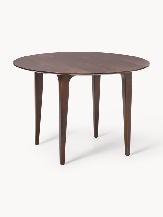 Archie Round Dining Table Made of Mango Wood, Ø 110 cm