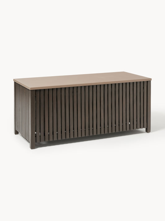 Arkin Garden Storage Box with Insert, Made of Acacia Wood, W 129 cm