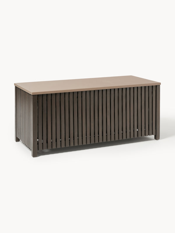 Arkin Garden Storage Box with Insert, Made of Acacia Wood, W 129 cm