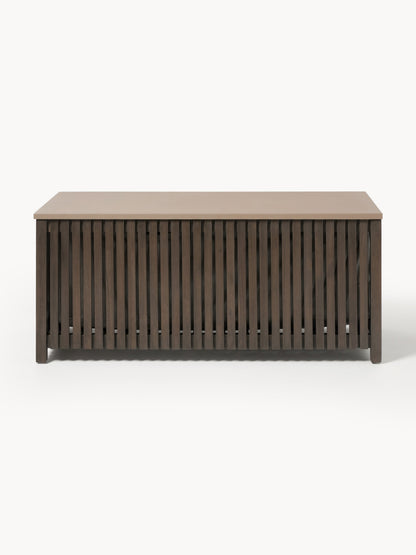 Arkin Garden Storage Box with Insert, Made of Acacia Wood, W 129 cm