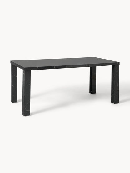 Carl Dining Table in Marble Look, Measuring 180 x 90 cm